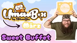 Sweet Buffet! UMAIBOX März Unboxing und Taste-Test - original japanische Snacks und Sweets! Nihonbox