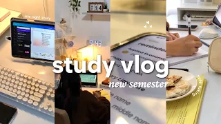 a productive study vlog 📚 new semester — completing tasks, note-taking, dance competitions, etc.