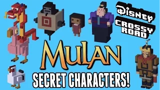Disney Crossy Road MULAN SECRET CHARACTERS!  - January 2017 Update