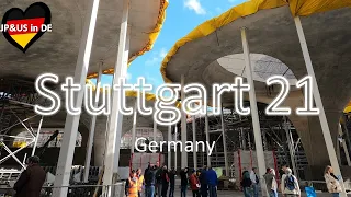 【Stuttgart21】🇩🇪Rail Project in Stuttgart Germany / Construction Site Open Days 2023 / Walking Tour