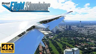 Microsoft Flight Simulator 2020 - MAX Graphics | 787-10 Landing in Las Vegas | 4K HDR