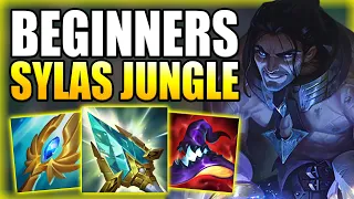 HOW TO PLAY SYLAS JUNGLE FOR BEGINNERS IN-DEPTH GUIDE S13! - Best Build/Runes - League of Legends