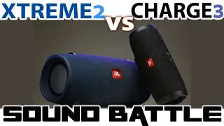 JBL XTREME 2 VS CHARGE 3 :Sound Battle