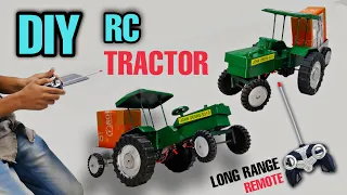How To Make Powerful Remote Control Tractor | 20X Faster | 5KG Load Test | How To buy