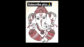 Ganesh ji drawing #trendingshorts#viralshorts #tiktok#ytshorts