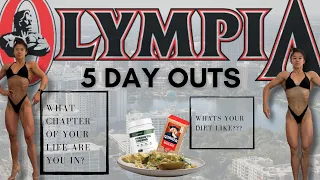 OLYMPIA 5 DAYS OUT | QA + VLOG