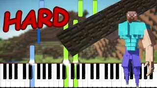 Minecraft Sweden - HARD Piano Tutorial - Synthesia