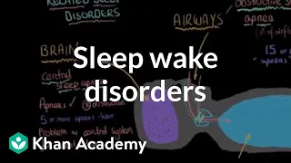 Sleep wake disorders breathing related sleep disorders | Behavior | MCAT | Khan Academy