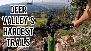 Can I Ride the Two HARDEST Trails at Deer Valley? NCS & Fireswamp