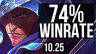 TALON vs AURELION SOL (MID) | 74% winrate, 8 solo kills | EUW Master | v10.25