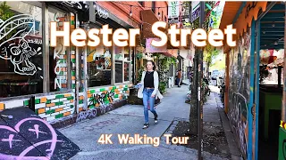 Hester Street in the Lower East Side NYC | 4K Walking Tour