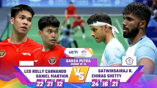 INA Vs IND - Ganda Putra : Leo & Daniel (1) Vs (2) Satwiksairaj & Chirag | 19TH ASIAN GAMES HANGZHOU