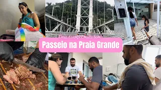 Vlog: Passeio em Praia Grande| Almoçamos na minha irmã| Tempo de qualidade| Varão fez sobremesa