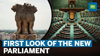 First Look | New Parliament Building | Visuals From Inside Lok Sabha & Rajya Sabha