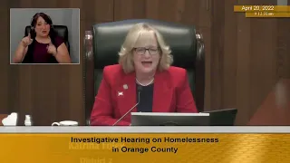 Supervisor Foley’s Investigative Hearing on Homelessness