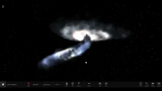 Prueba De Universe Sandbox / Andrómeda Contra Vía Láctea