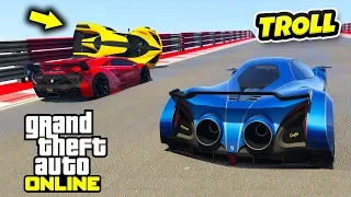 Troll Arabalar ile Yarış Çok Komik Anlar - GTA 5 Online