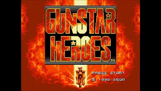 Gunstar Heroes (Sega Mega Drive / Genesis) Longplay