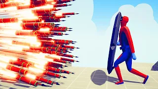 SPIDERMAN REFLECT SHIELD vs EVERY GOD | TABS - Totally Accurate Battle Simulator