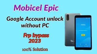 Mobicel Epic Google Account unlock without PC.frp bypass.google account solution Mobicel Epic