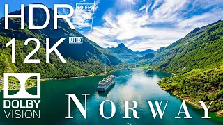 12K HDR 60FPS DOLBY VISION - NORWAY CINEMATIC FILM WITH INSPIRING MUSIC & WINGSUIT FLYING