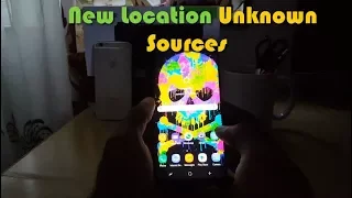 Galaxy S9 Unknown Sources missing/new location