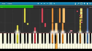 t.A.T.u. - Not Gonna Get Us (Piano-tutorial, synthesia)