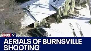 Burnsville first responders killed: Aerials [RAW]