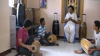 Prapancham Ravindran taking Mridangam classes at RAM | Bmusician.com