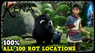 All 100 Rot Locations in Kena Bridge of Spirits (No Stone Unturned Trophy / Achievement Guide)