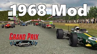 Grand Prix Legends is now Complete - GPL 1968 Mod