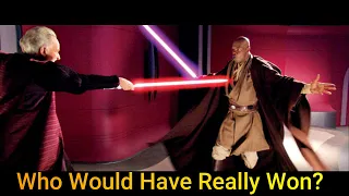 Did Mace Windu Actually Beat Chancellor Palpatine in Revenge of the Sith??!!