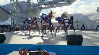 Dallas Cowboys Cheerleaders perform ATT plaza east side 10/23/22 pregame vs Detroit Lions