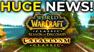 HUGE NEWS! Blizzard reveals more Season of Discovery & Cataclysm