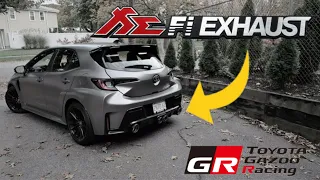 2023 GR Corolla gets a new EXHAUST!!