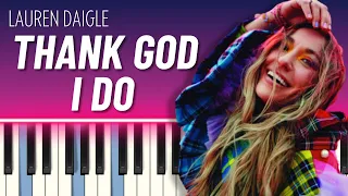 Thank God I Do (Piano Tutorial) - Lauren Daigle