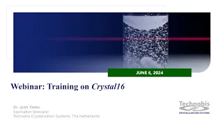 Training on the Crystal16 instrument by Technobis