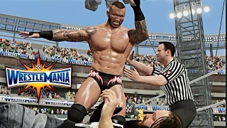 WWE 2K17 Wrestlemania 33 - Bray Wyatt vs Randy Orton WWE World Title Match!