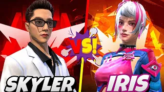 Skyler vs Iris - Which is best character in free fire?