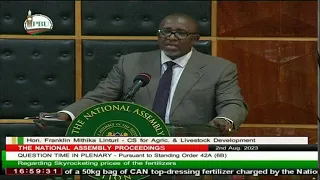 NATIONAL ASSEMBLY PROCEEDINGS WEDNESDAY 2ND AUGUST  2023 AFTERNOON SESSION