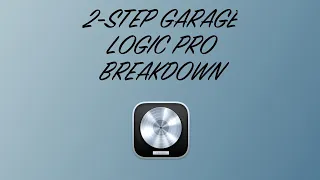 How to produce: 2-step Garage (PinkPantheress) | Logic Pro Tutorial