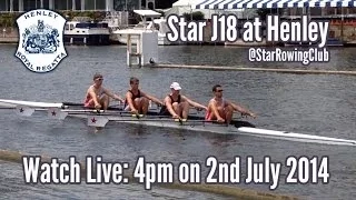 Star Club Rowing: Sir Steve Redgrave with J18s at Henley 2014