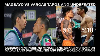 MAGSAYO VS VARGAS | DILIKADO ANG UNDEFEATED RECORD | HAPON NINALIIT ANG MEXICAN CHAMPION