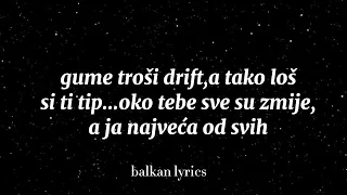 Breskvica x Teodora --Drift |balkan lyrics