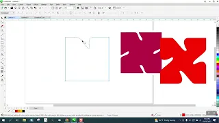 Corel Draw Tips & Tricks Turn a Square into this shape