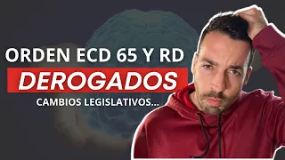 Orden ECD 65/2015 y Real decreto 984 DEROGADOS (¿Qué HAGO?) 🤦🏻‍♂️