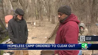 Longtime Sacramento County homeless camp asked to move from American River Parkway