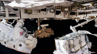 Spacewalk Outside the International Space Station