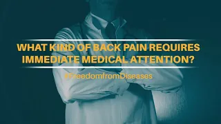 What kind of back pain requires immediate medical attention? | Apollo Hospitals