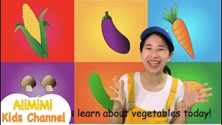 Sing and Learn Mandarin⎮Kids Colorful Vegetables Song ⎮Hanyu Pinyin ⎮学中文 ⎮蔬菜 ⎮颜色⎮ 儿童儿歌 汉语拼音